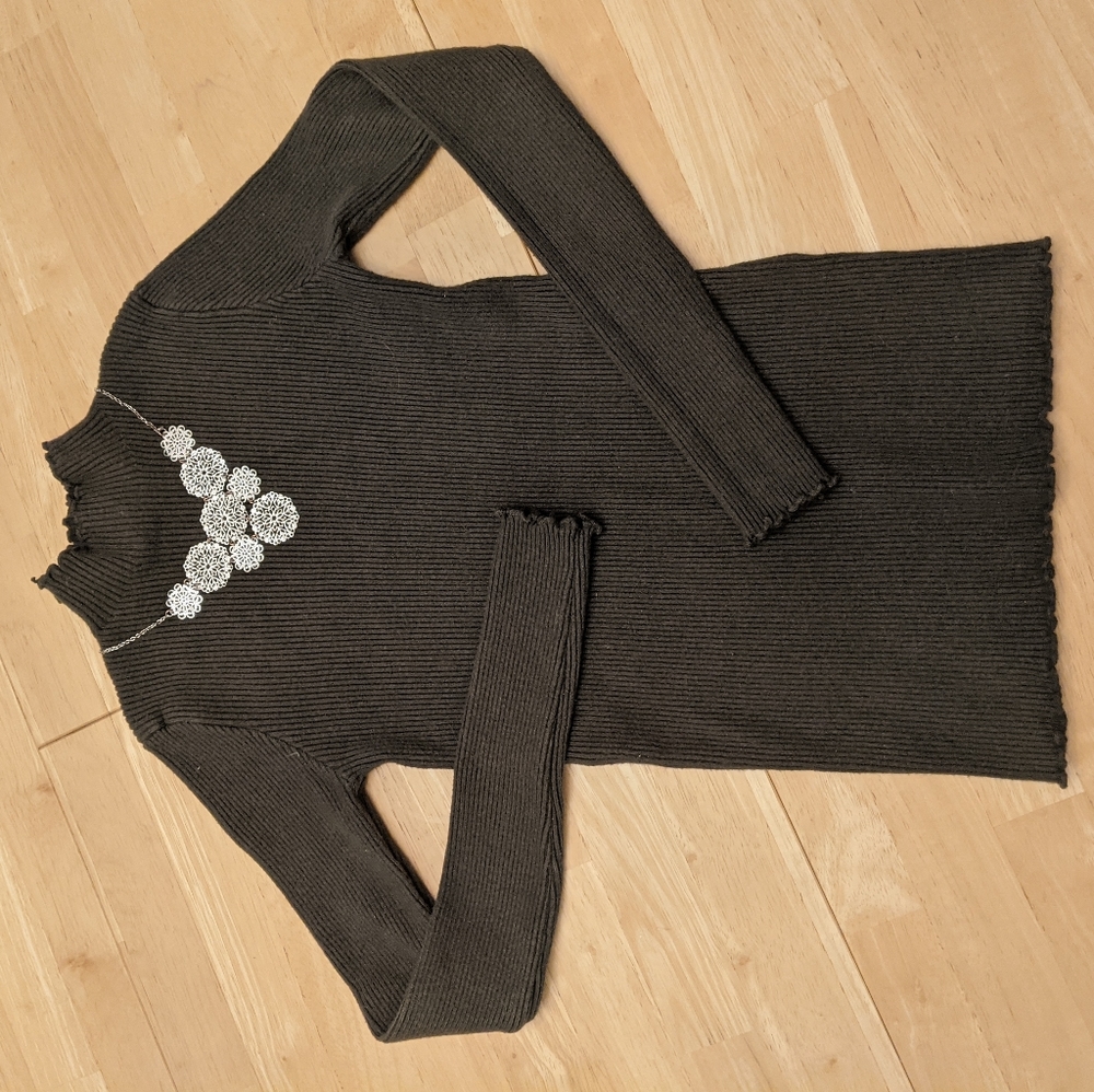 ❤️2/$20❤️ Pink Martini Mock Neck Ribbed Long Sleeve